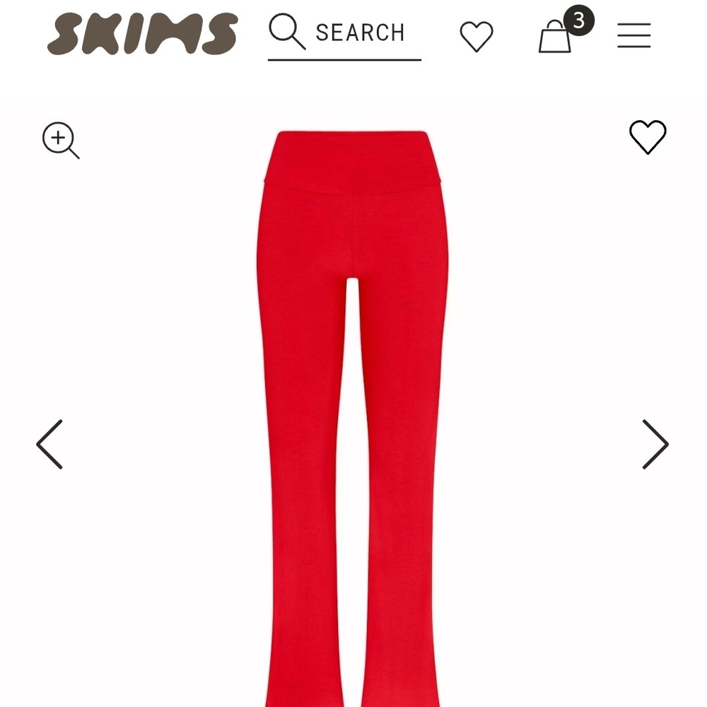 NWT SKIMS Soft lounge Fold Over Pants - Picture 3 of 4